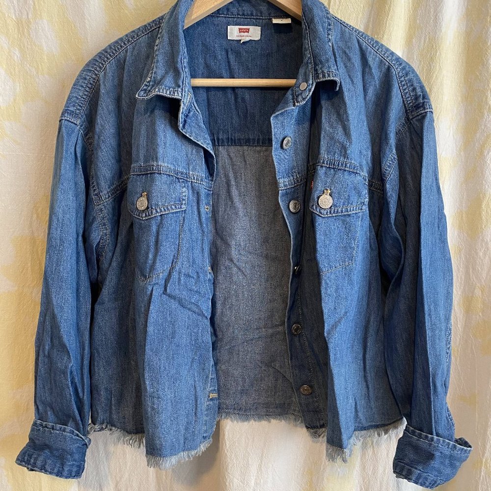 Levi Cropped Jean Shirt